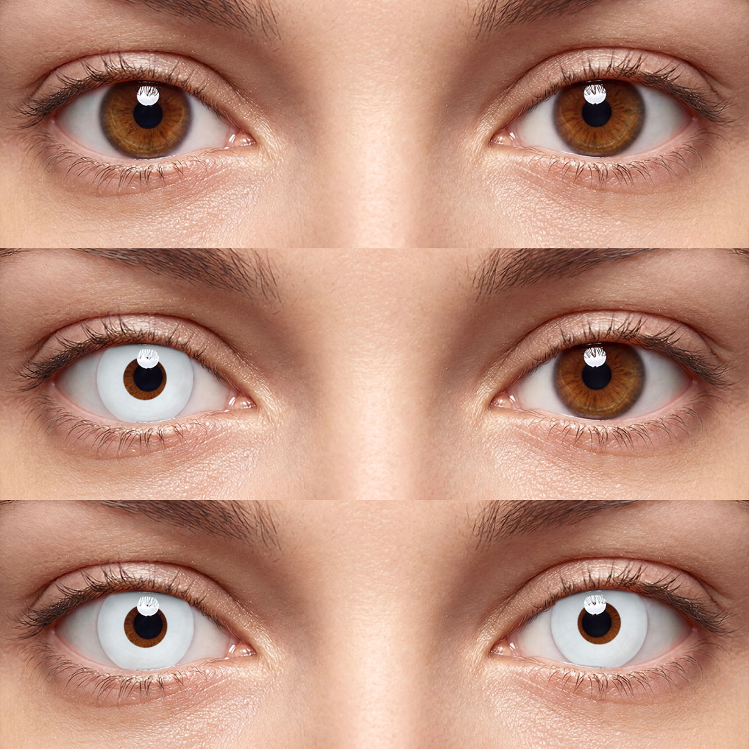 Blank White - 1 Year, 2 lenses