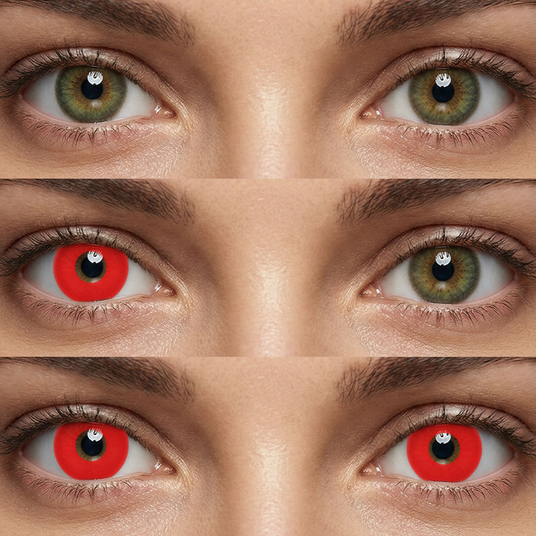 Blank Red  - 1 Day, 20 lenses