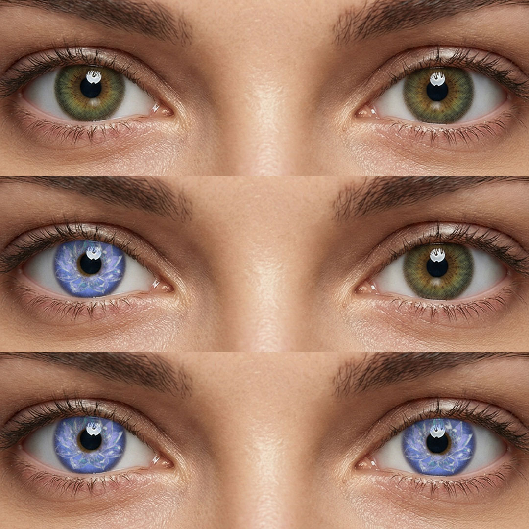 Cloudia Blue - 1 Year, 2 lenses