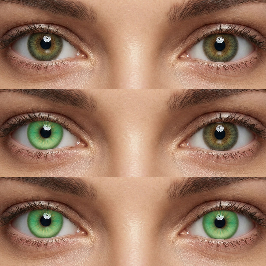 Ether Glow Green - 1 Year, 2 lenses