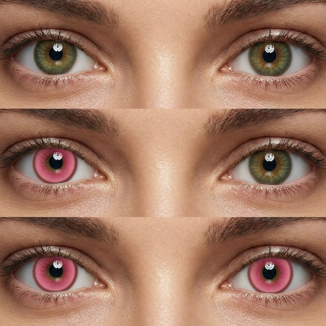 Merlot Pink - 1 Year, 2 lenses