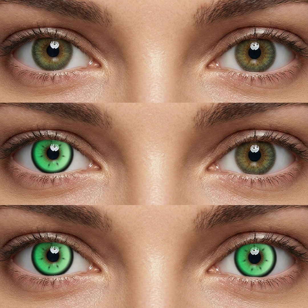 Rhapsody Green - 1 Year, 2 lenses