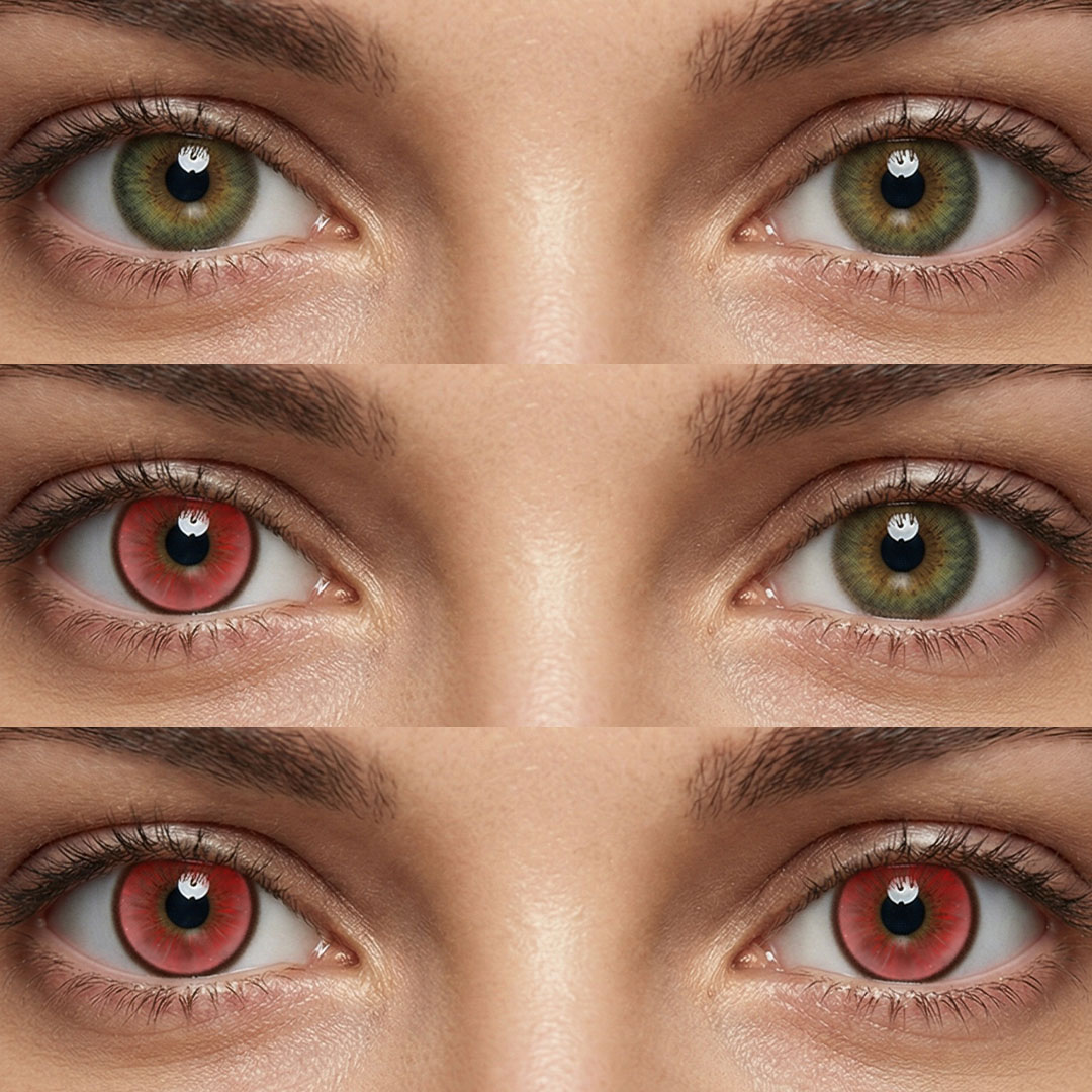 Ethereal Glow Red - 1 Year, 2 lenses