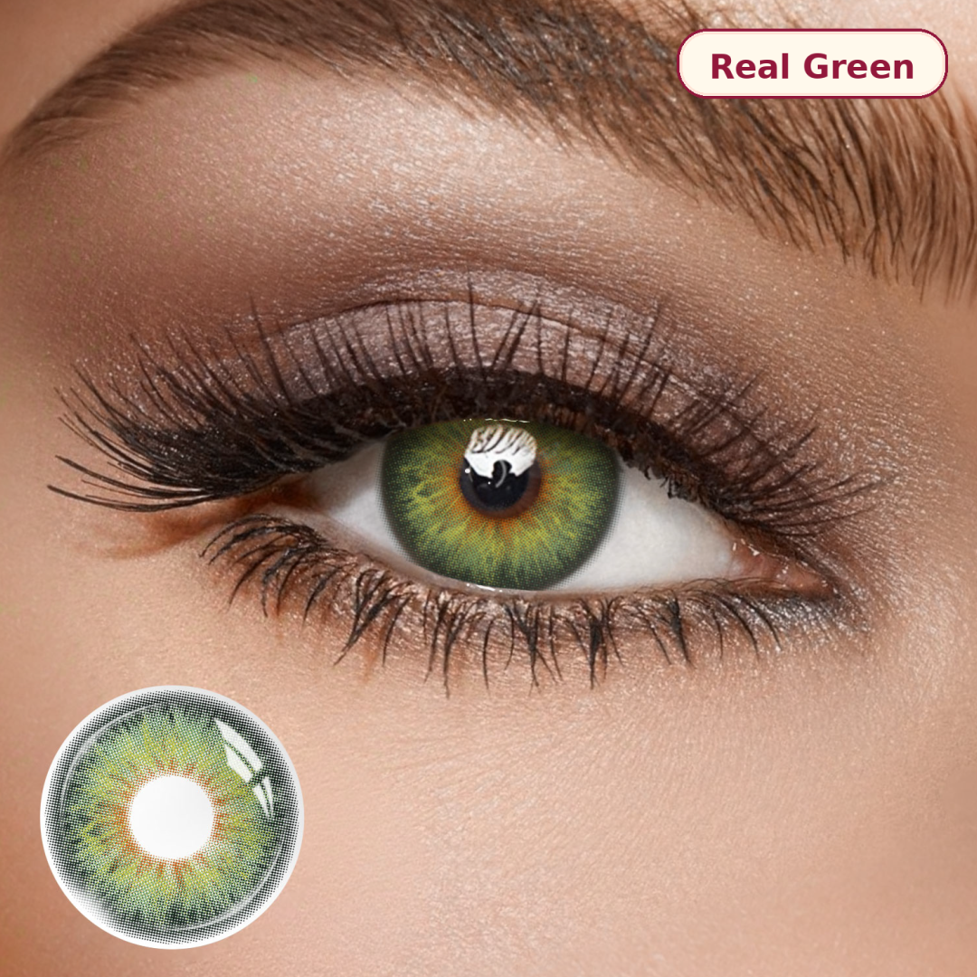 Smoky Veil Green - 1 Year, 2 lenses