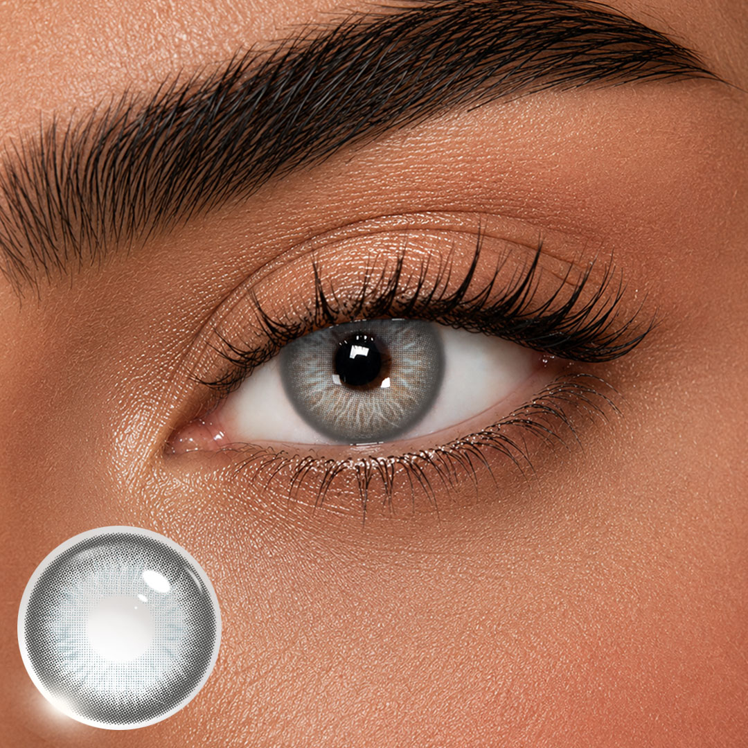 Silver Crackle Grey - 1 Year, 2 lenses