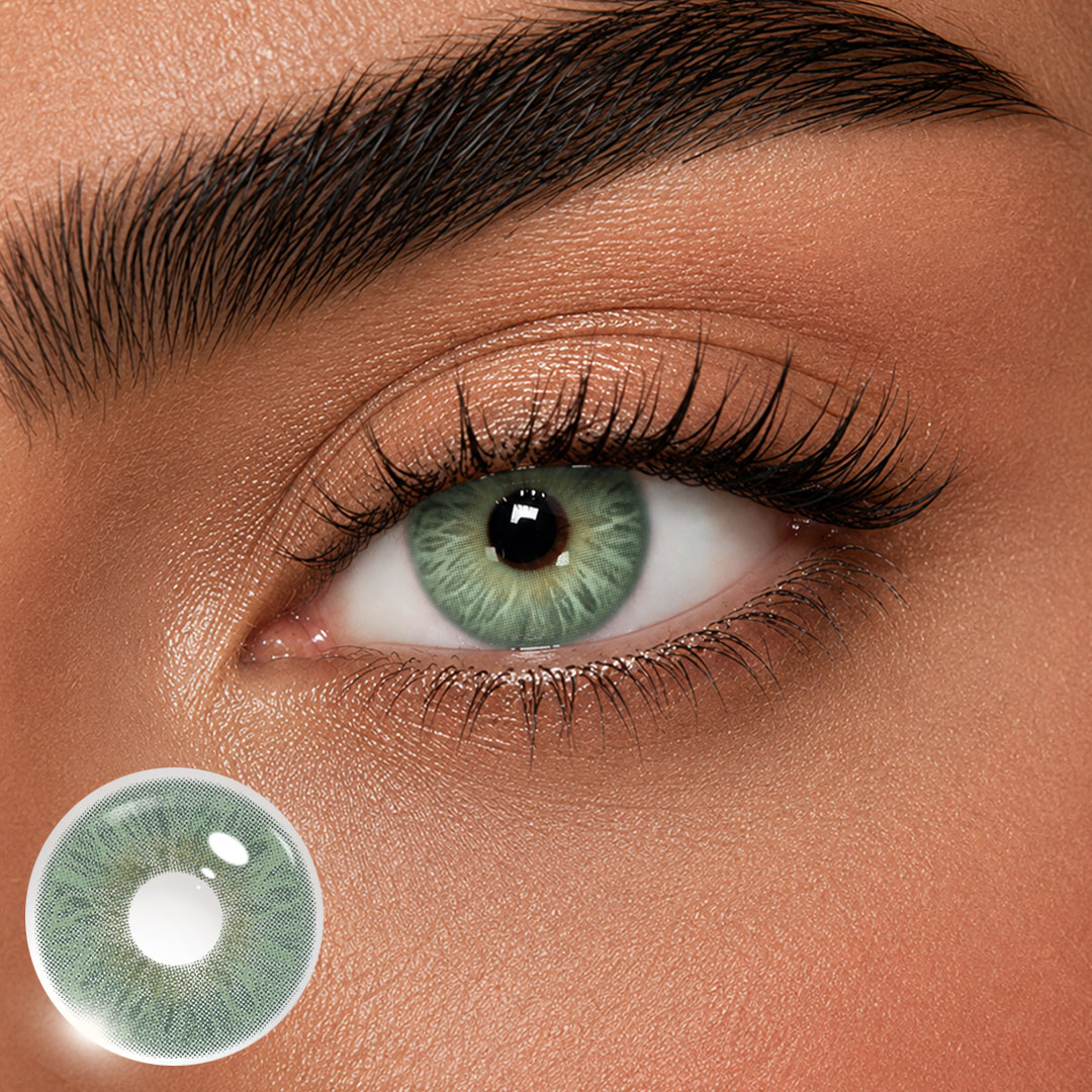Wild Emerald Green - 1 Year, 2 lenses