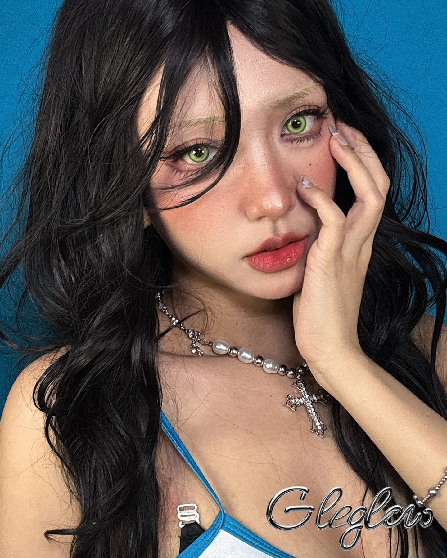 Sage Green - 6-month，2 lenses Colored Contacts - Gleglow