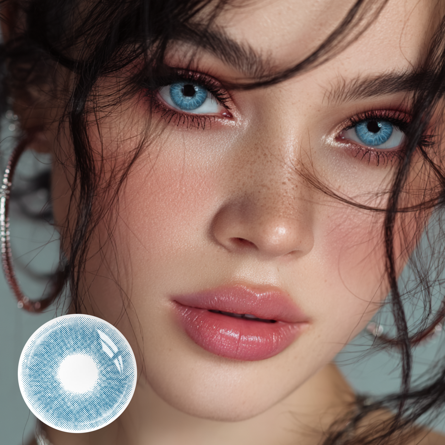 Elf Iris Blue - 1 Year, 2 lenses