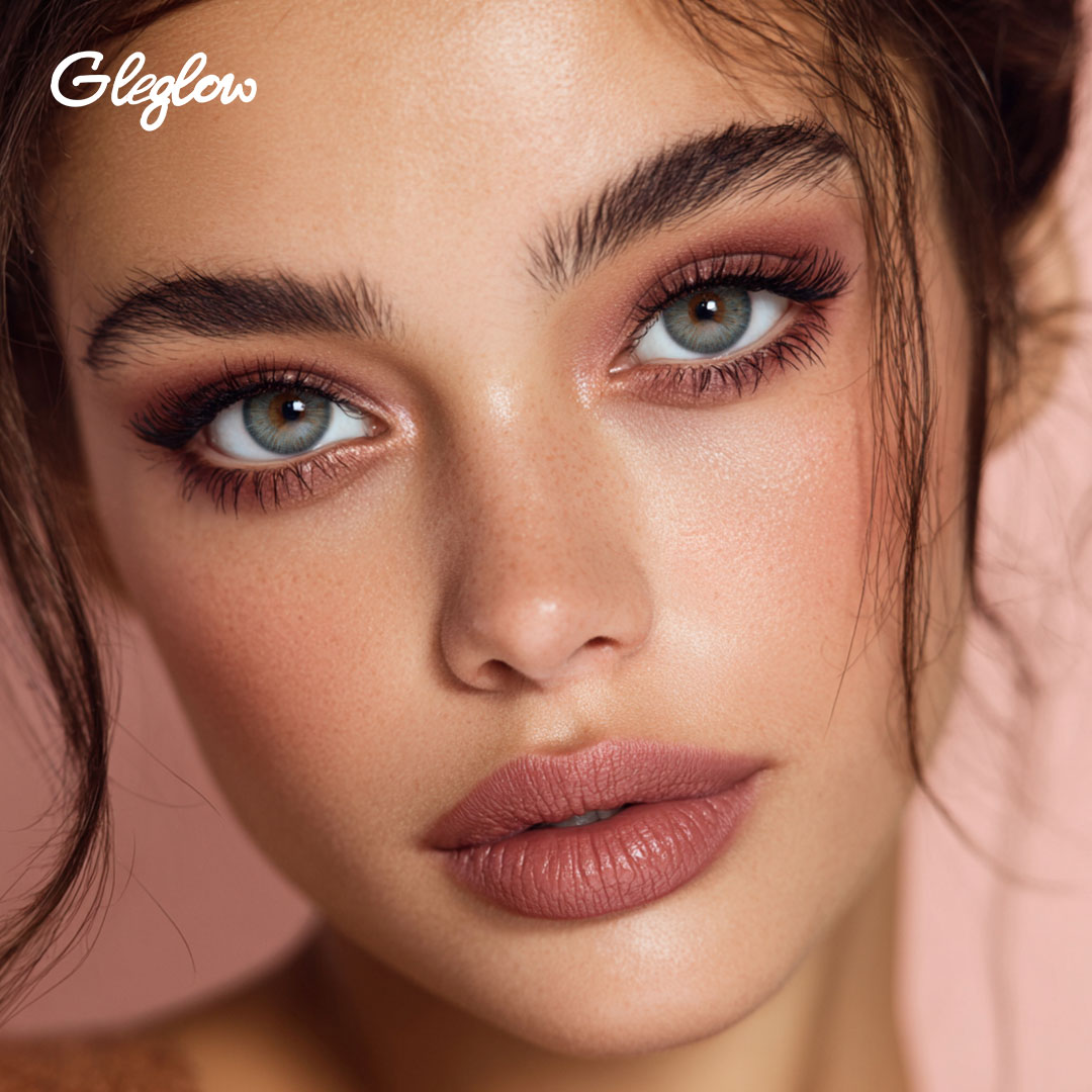 Shinea Blue - 6-month，2 lenses Colored Contacts - Gleglow