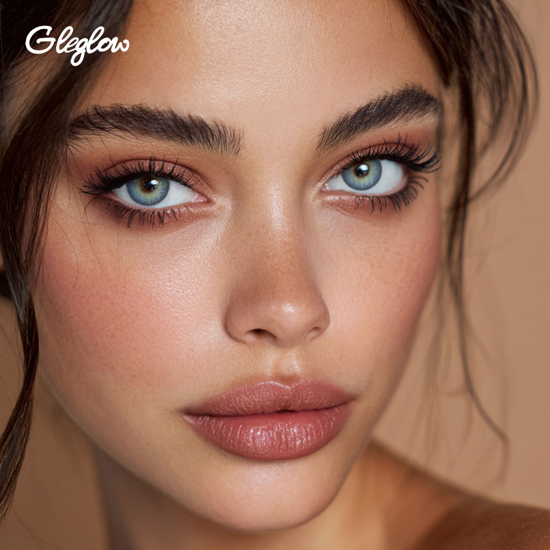 Avenor Glow Blue - 1 Year, 2 lenses Colored Contacts - Gleglow