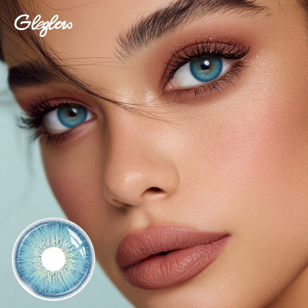 Magic Pop Ocean - 1 Year, 2 lenses Colored Contacts - Gleglow