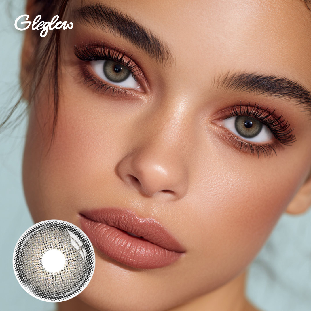 Magic Pop Grey - 1 Year, 2 lenses Colored Contacts - Gleglow