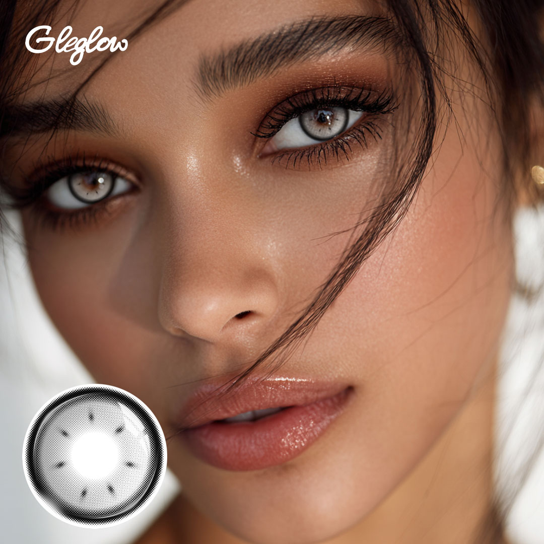 Rhapsody Grey - 1 Year, 2 lenses Colored Contacts - Gleglow
