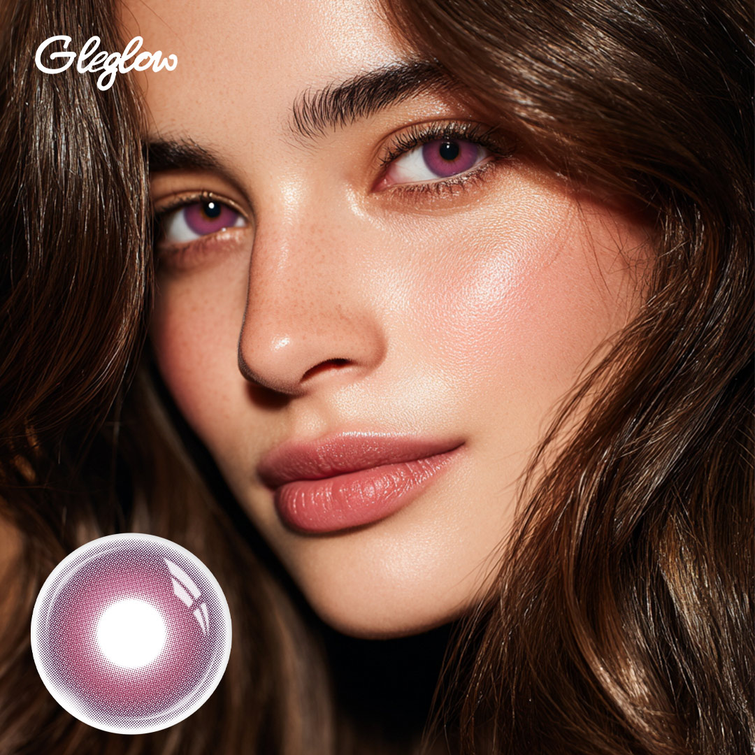 Lapis Purple - 1 Year, 2 lenses Colored Contacts - Gleglow