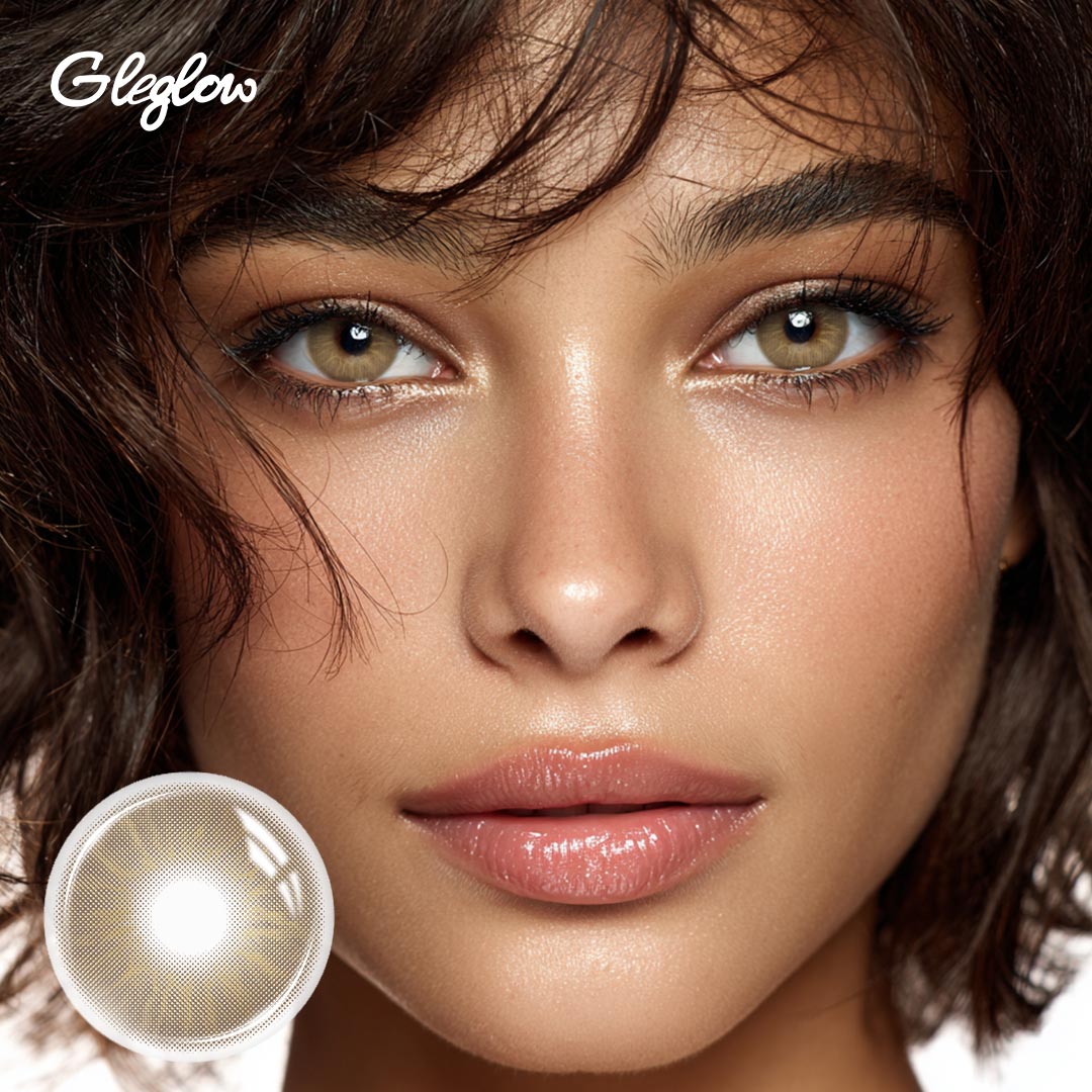 Auburn Light Brown - monthly, 2 lenses