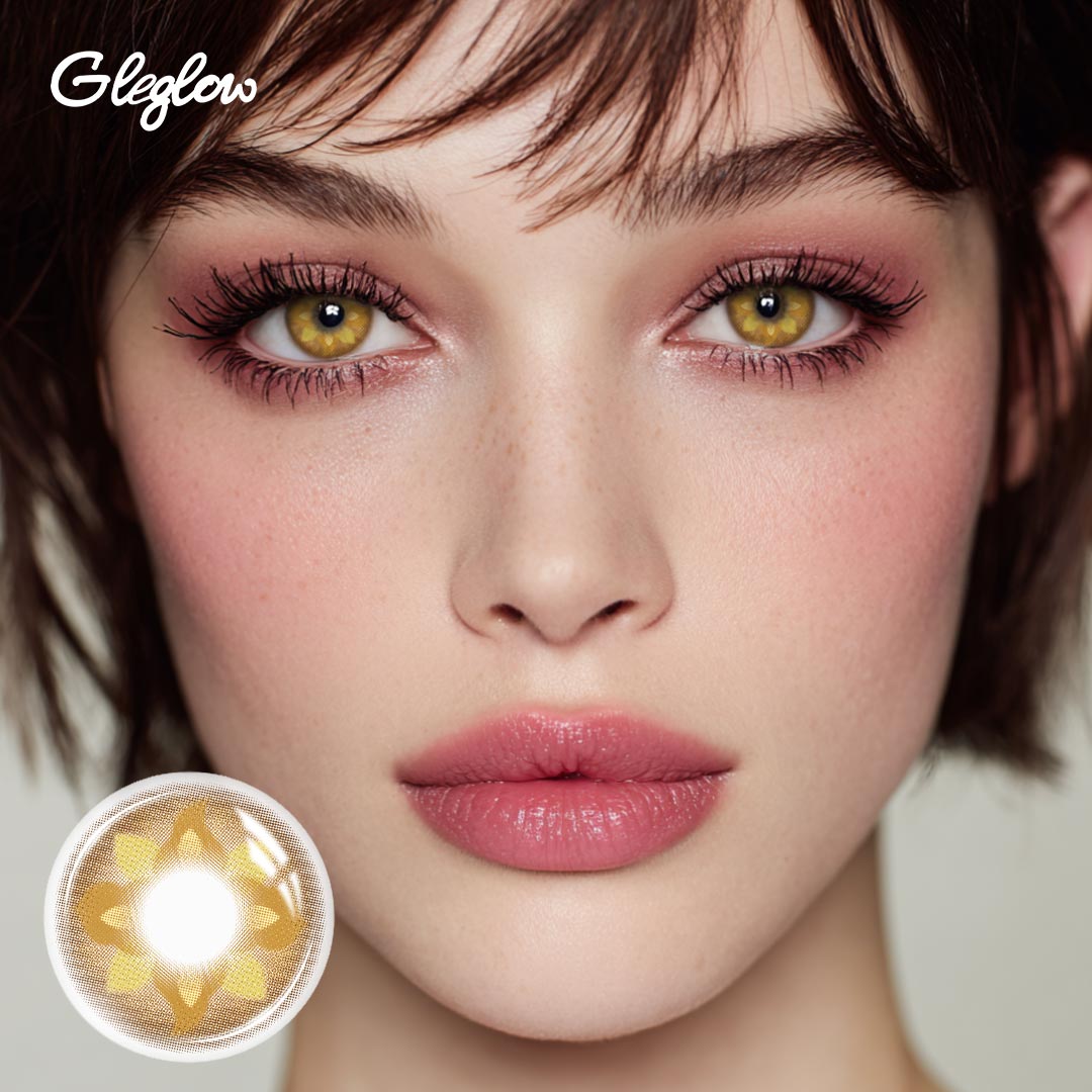 Clovian Brown - 6-month，2 lenses Colored Contacts - Gleglow