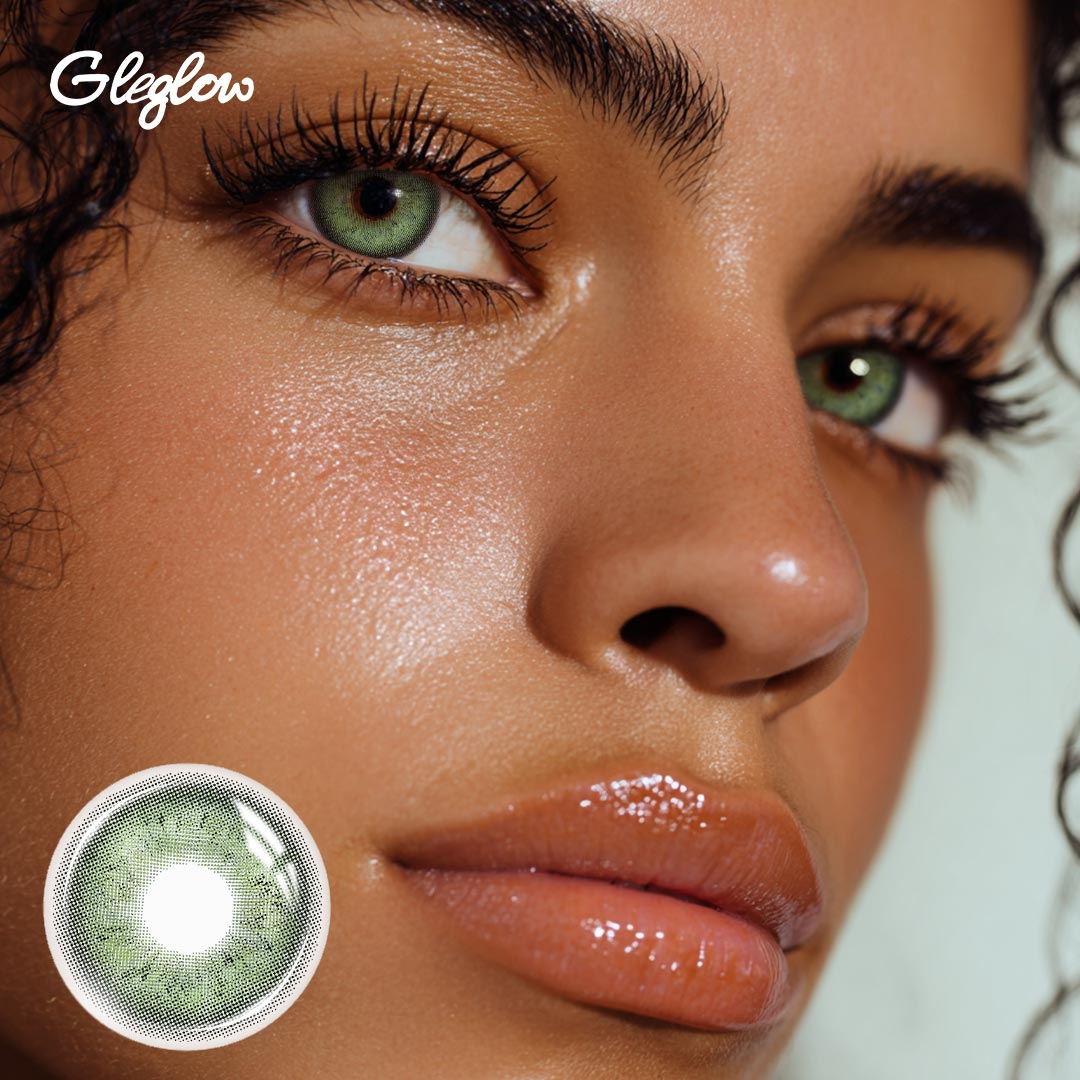 Icebound Green - 1 Year, 2 lenses Colored Contacts - Gleglow