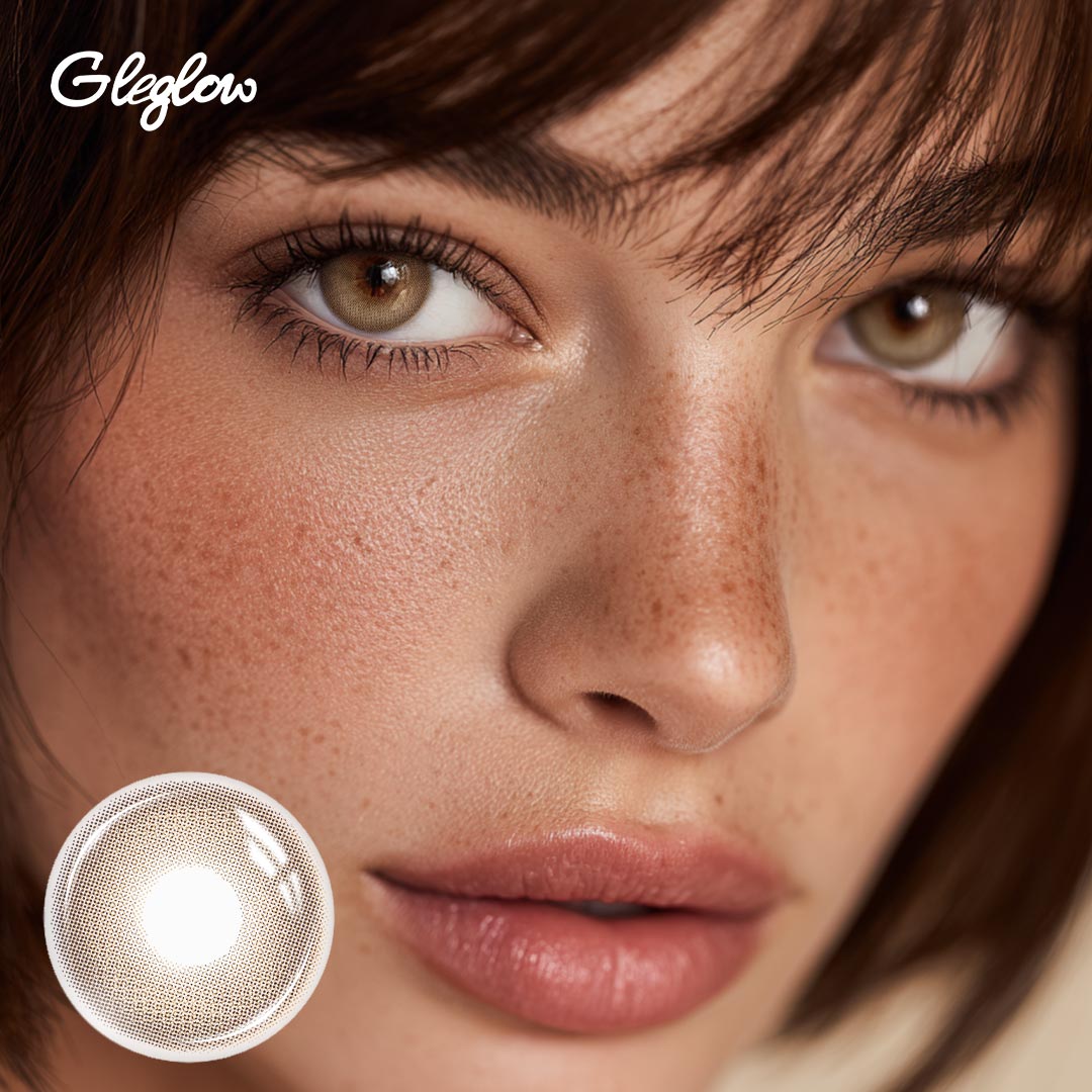 Tosel Brown - 1 Year, 2 lenses Colored Contacts - Gleglow