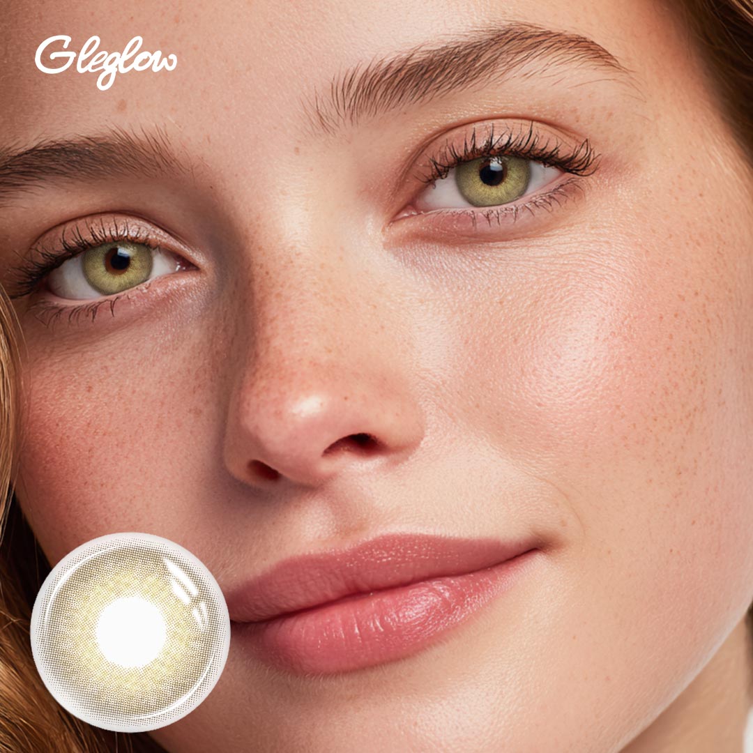 Cookie Brown - 1 Year, 2 lenses Colored Contacts - Gleglow