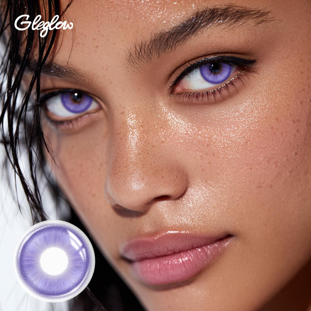 Barbie Crystal Violet - 1 Year, 2 lenses Colored Contacts - Gleglow