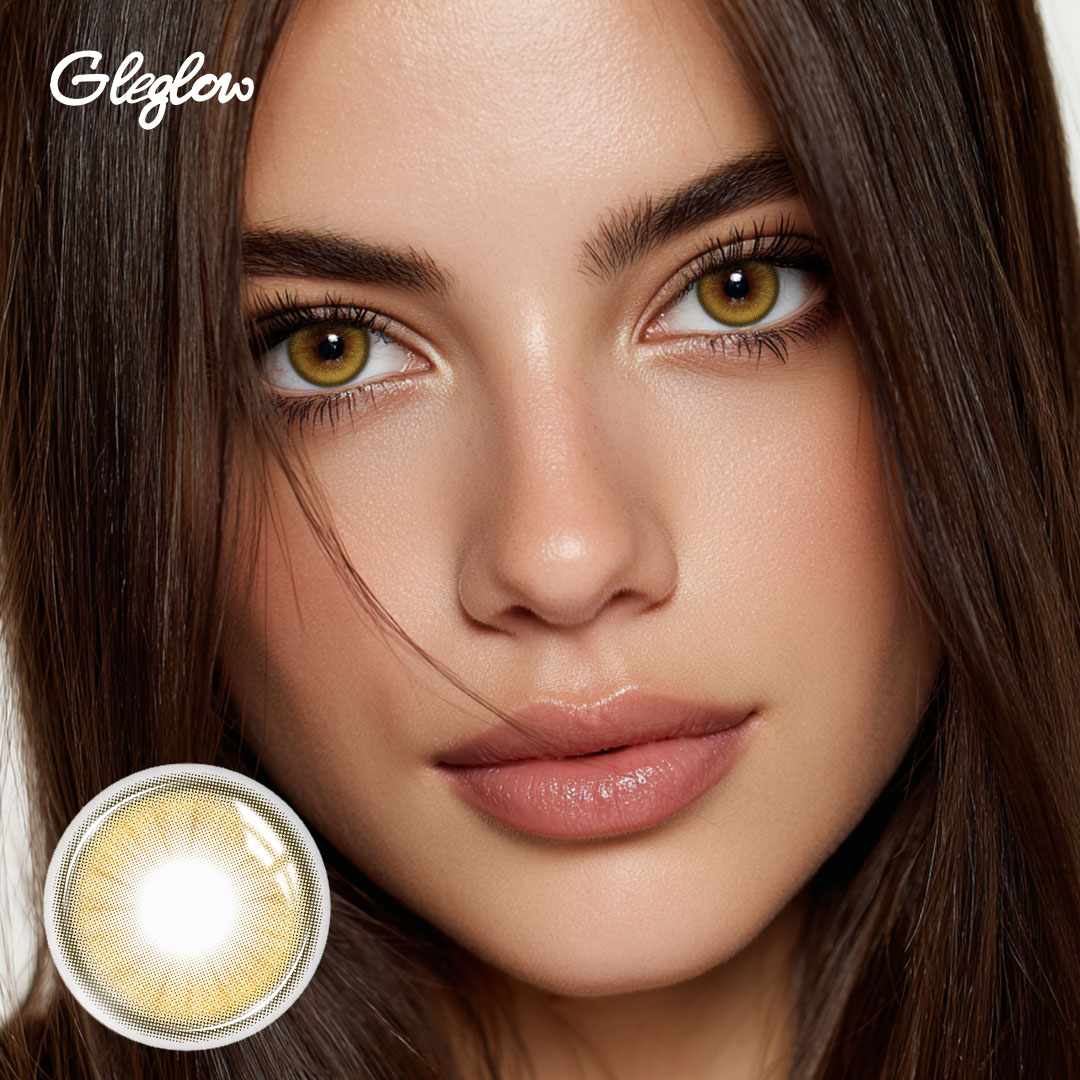 Olivis Brown - monthly, 2 lenses Colored Contacts - Gleglow