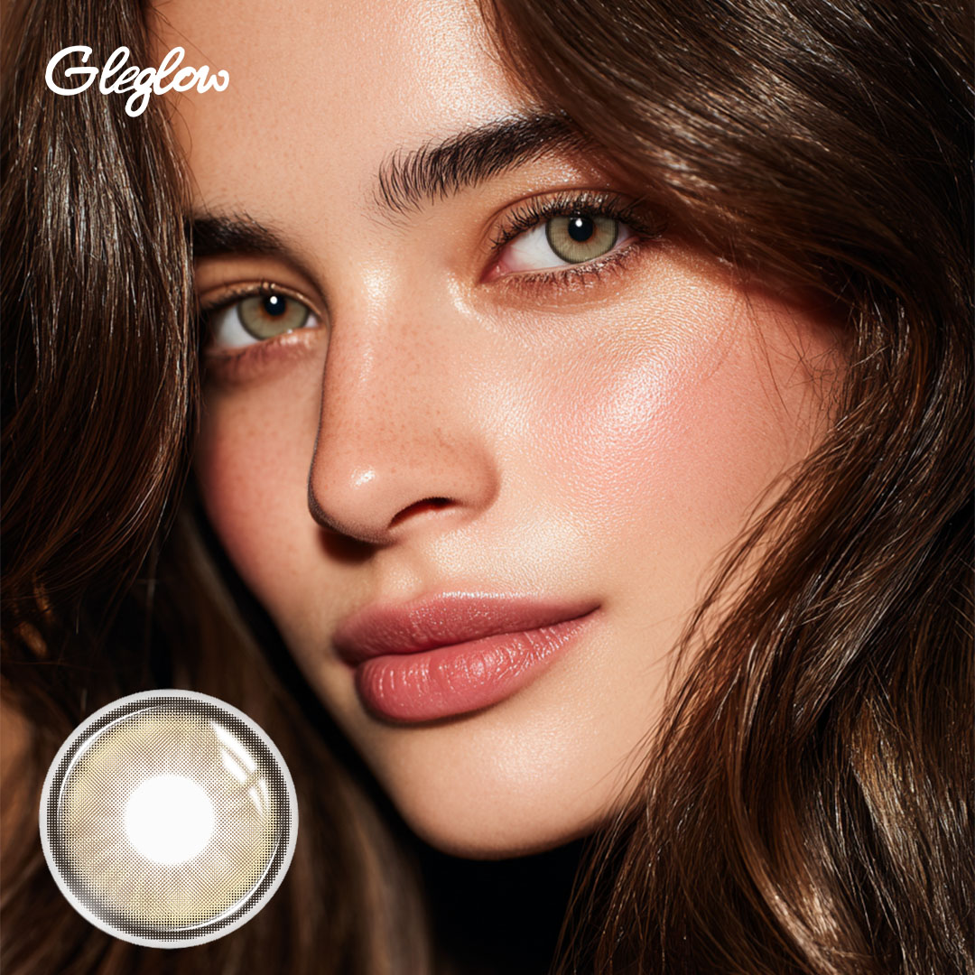 Ivy Brown - 1 Year, 2 lenses Colored Contacts - Gleglow
