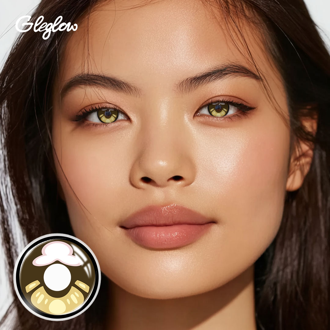 Rustic Brown - 1 Year, 2 lenses Colored Contacts - Gleglow