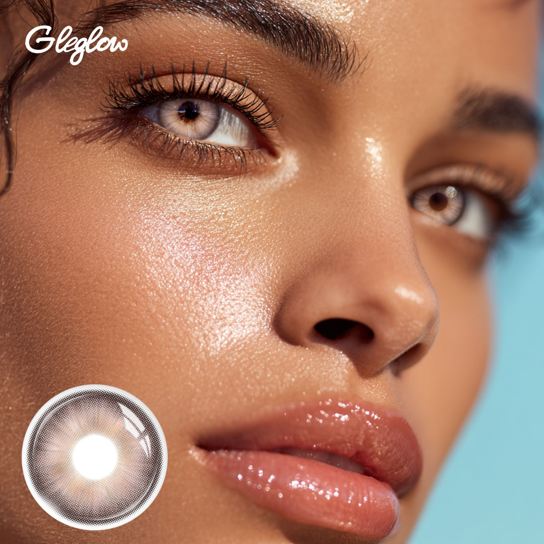 Audrey Pink - 1 Year, 2 lenses Colored Contacts - Gleglow