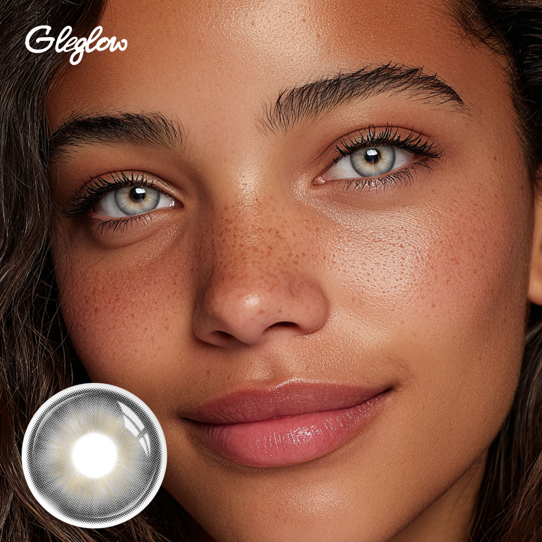 Audrey Gray - 1 Year, 2 lenses Colored Contacts - Gleglow