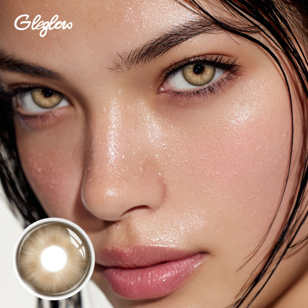 Audrey Brown - 1 Year, 2 lenses Colored Contacts - Gleglow