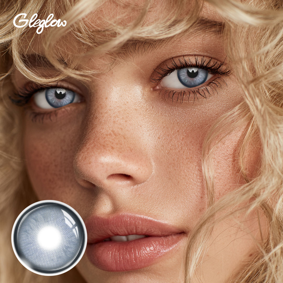 Fairy Blue - 1 Year, 2 lenses Colored Contacts - Gleglow