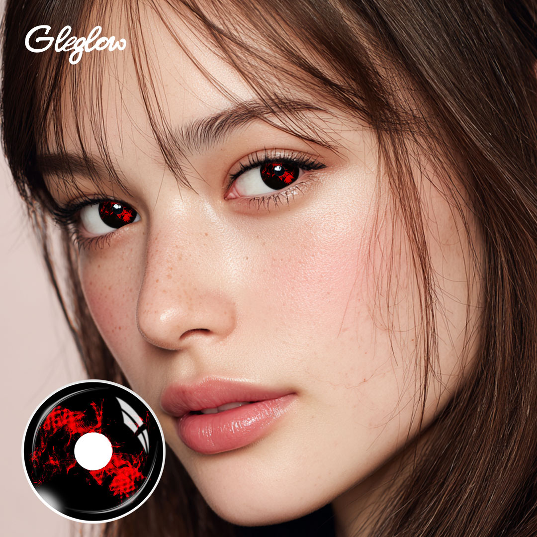 Vinter Black - 1 Year, 2 lenses Colored Contacts - Gleglow