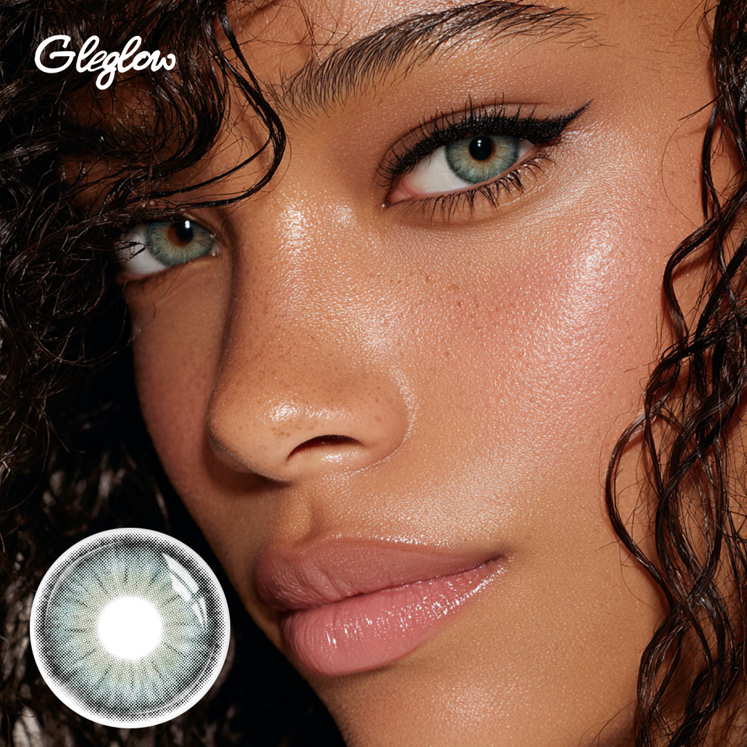 Avelis Green - 1 Year, 2 lenses Colored Contacts - Gleglow