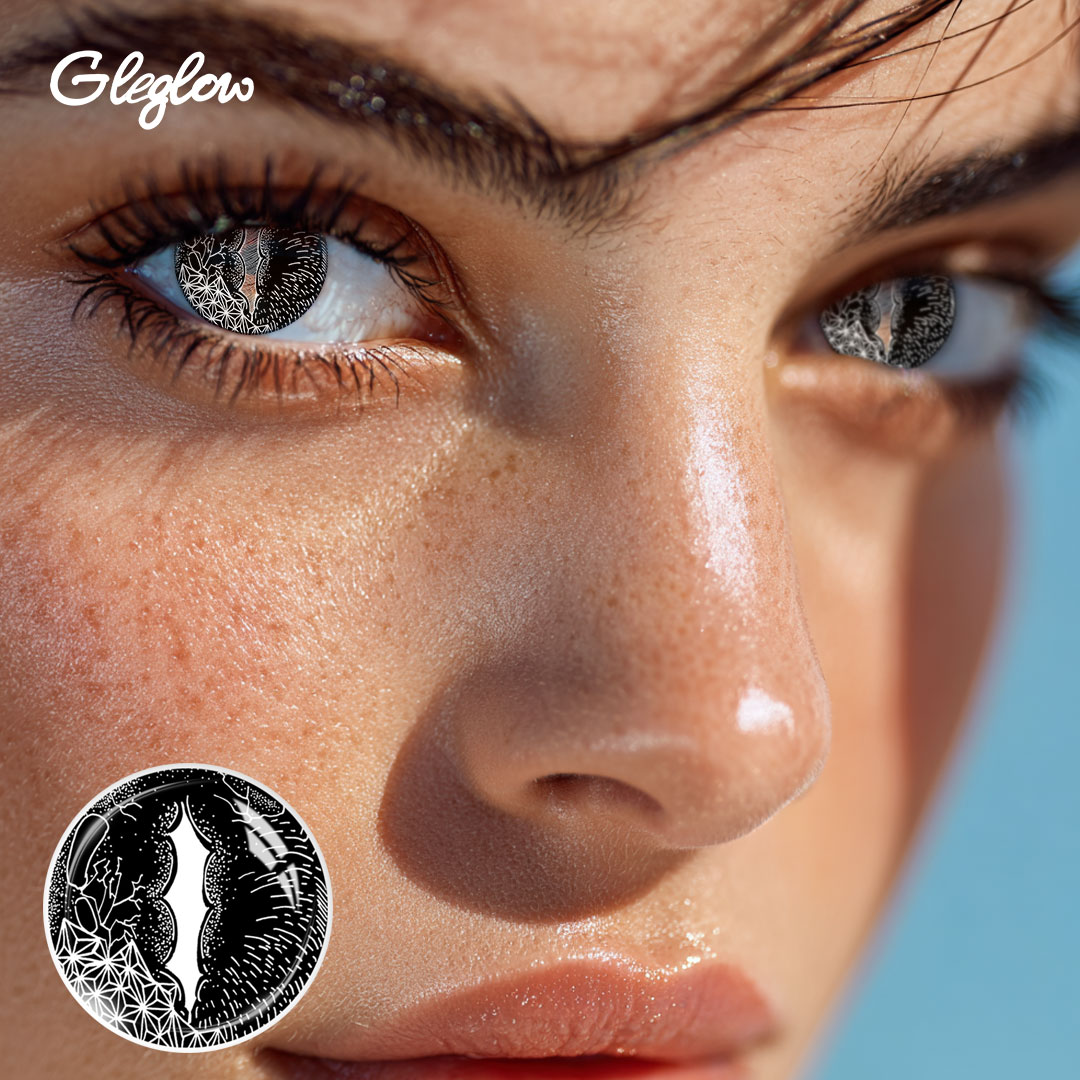 Obsidian Gaze Black - 6-month，2 lenses