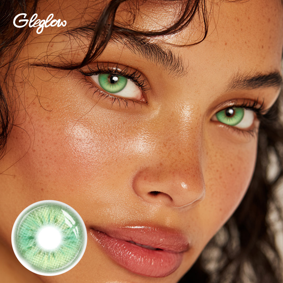 Ether Glow Green - 6-month，2 lenses Colored Contacts - Gleglow