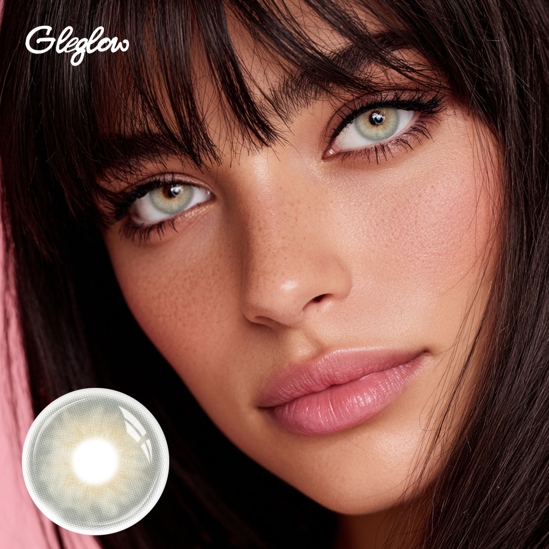 Navin Grey - 1 Year, 2 lenses Colored Contacts - Gleglow