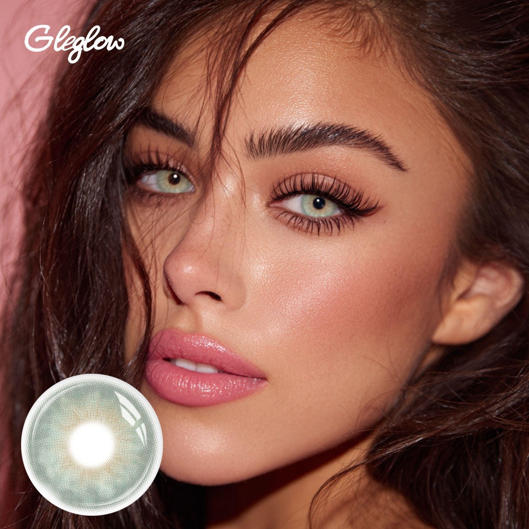 Navin Green - 1 Year, 2 lenses Colored Contacts - Gleglow