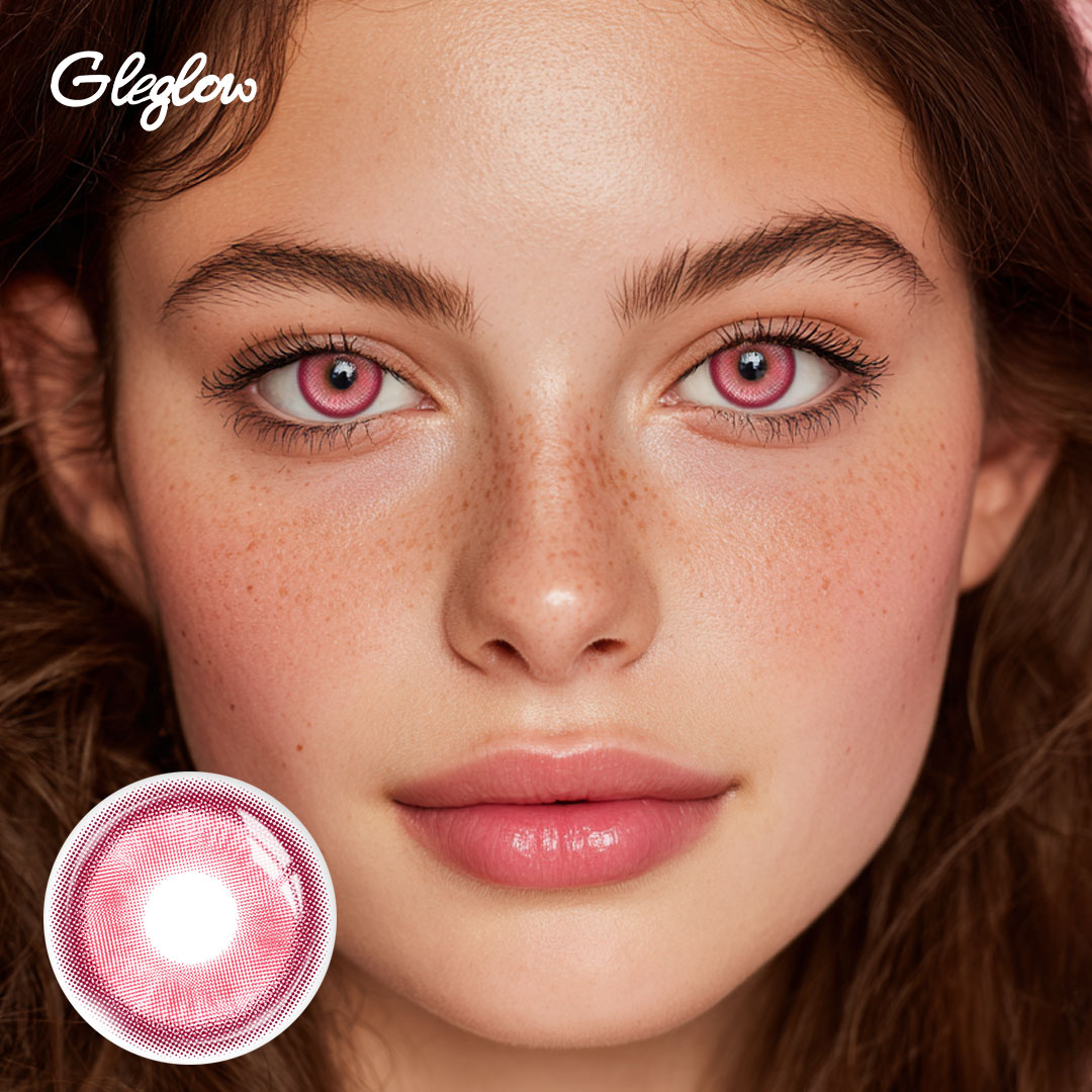 Barbie Red - monthly, 2 lenses Colored Contacts - Gleglow