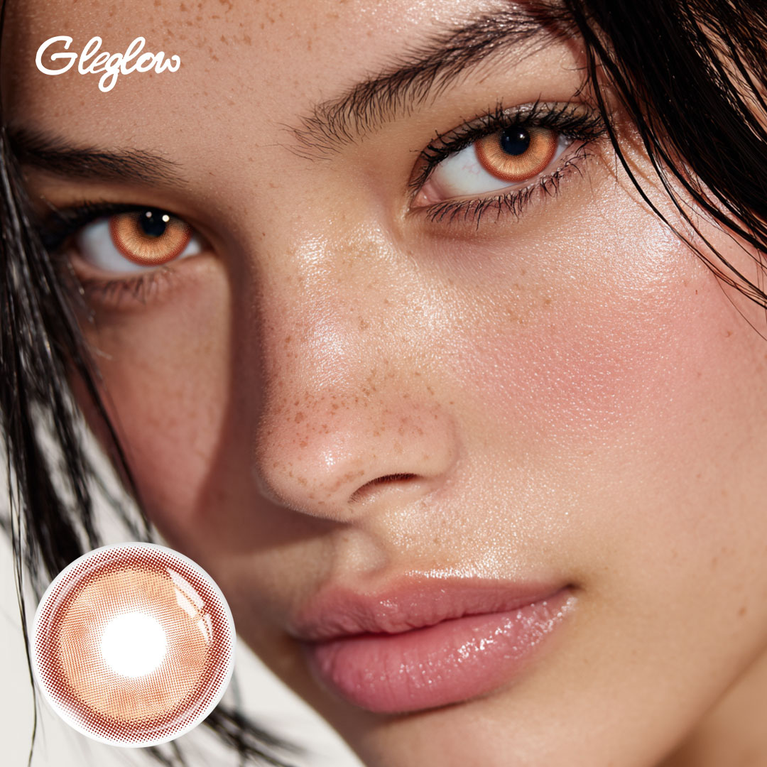 Barbie Golden Brown - 1 Year, 2 lenses Colored Contacts - Gleglow