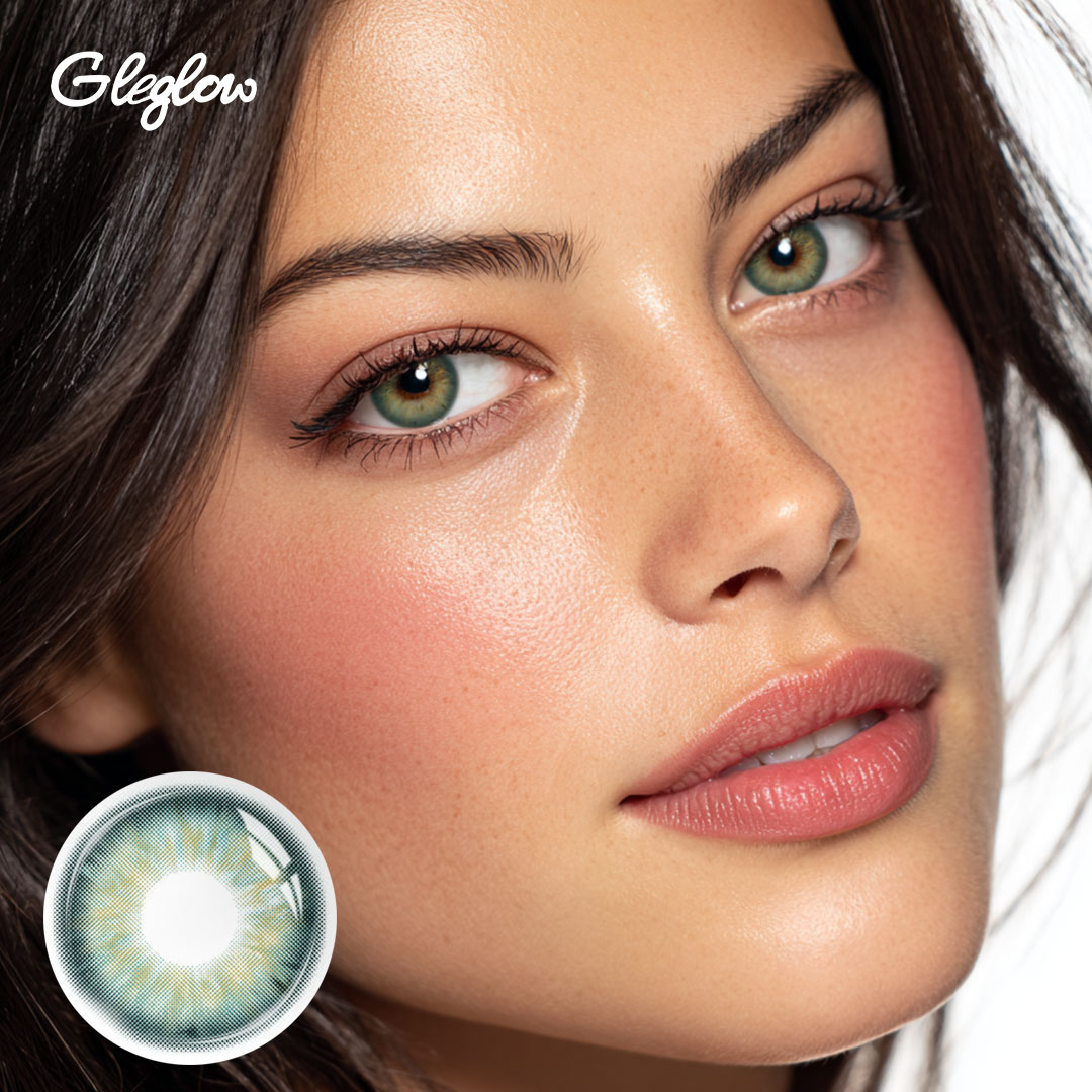 Teardrop Green - 1 Year, 2 lenses