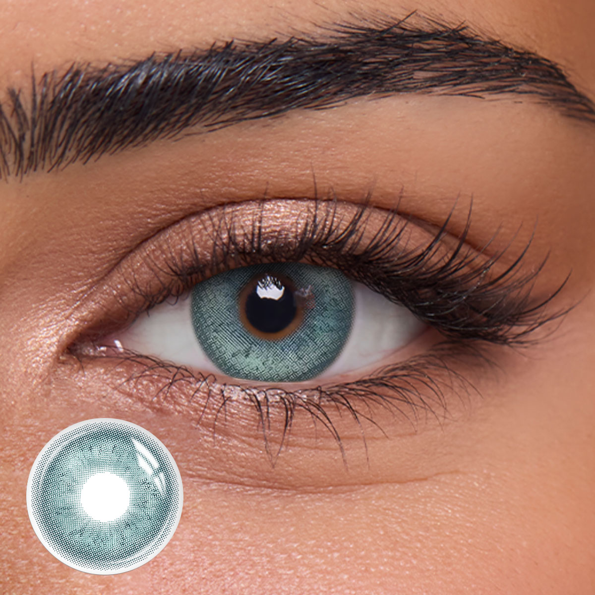 Icebound Blue - 1 Year, 2 lenses Colored Contacts - Gleglow
