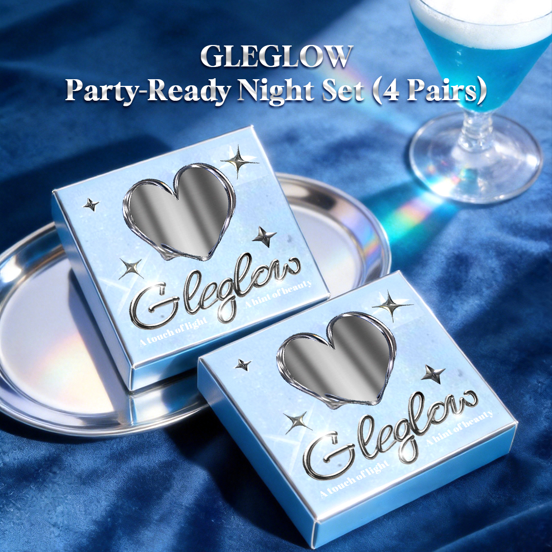 Gleglow Party-Ready Night Set (4 Pairs) Colored Contacts - Gleglow