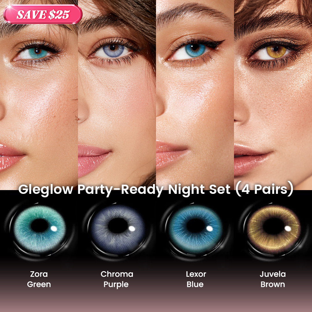 Gleglow Party-Ready Night Set (4 Pairs)