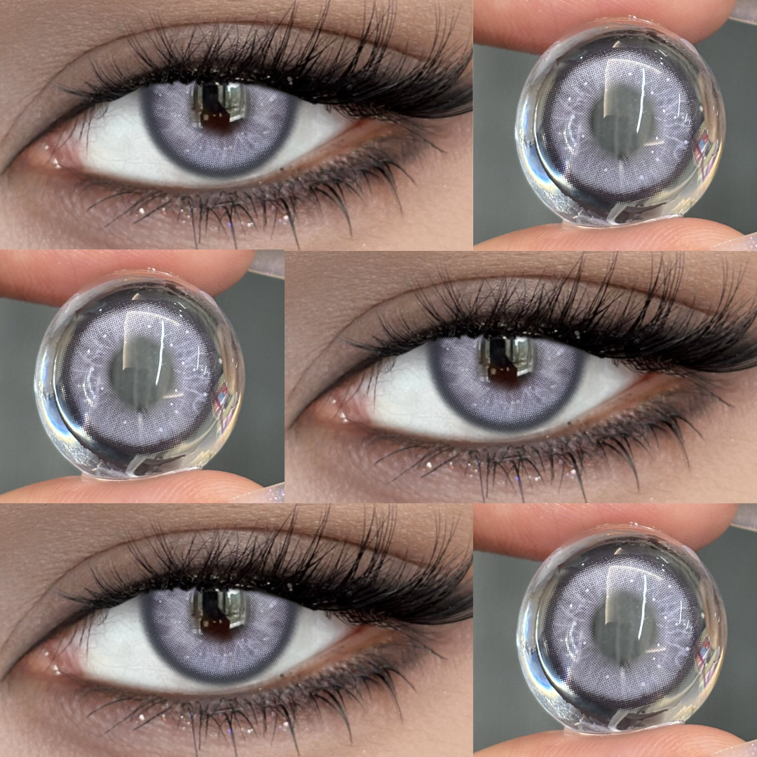Driftwood Purple - 6-month，2 lenses Colored Contacts - Gleglow