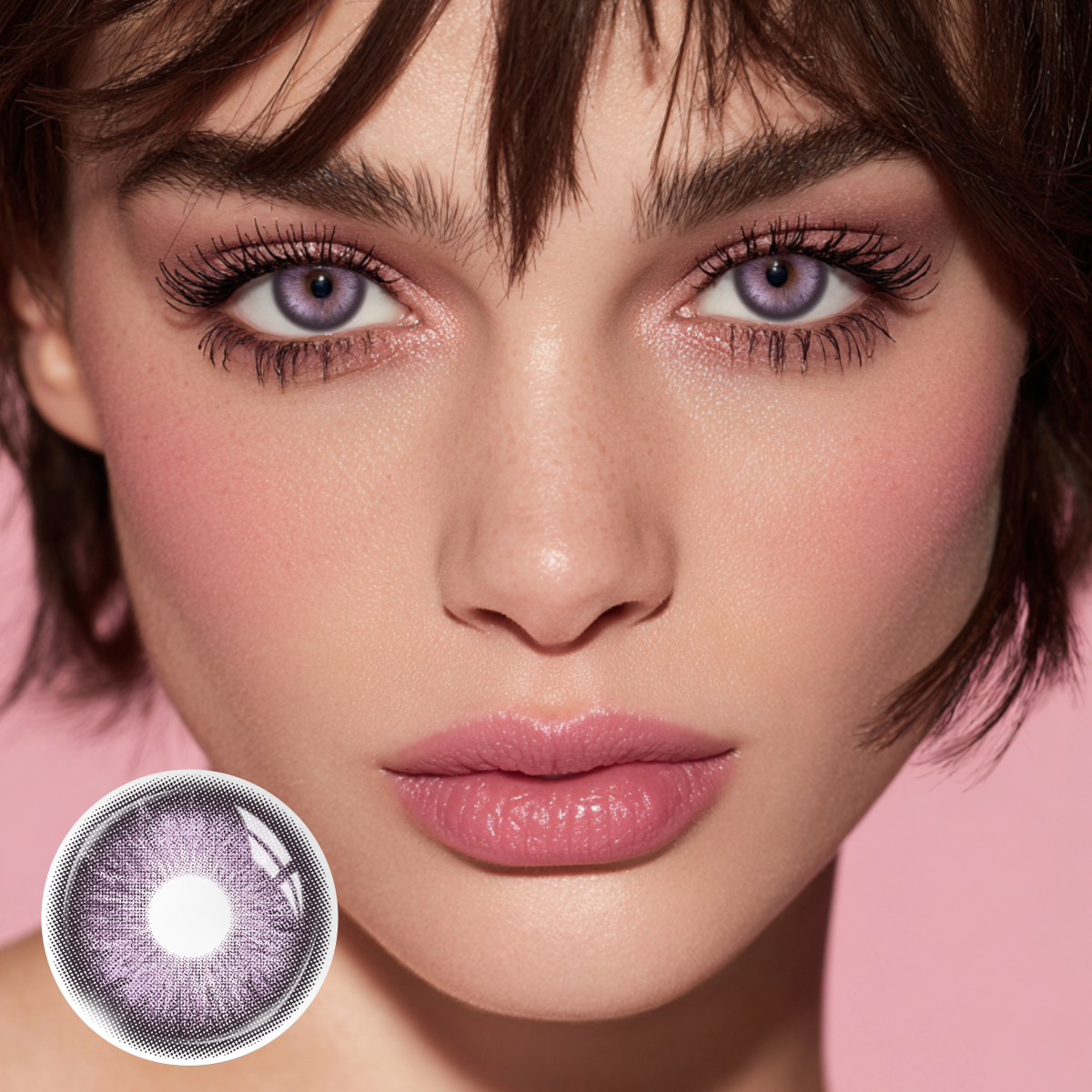 Iced Purple - 1 Year, 2 lenses