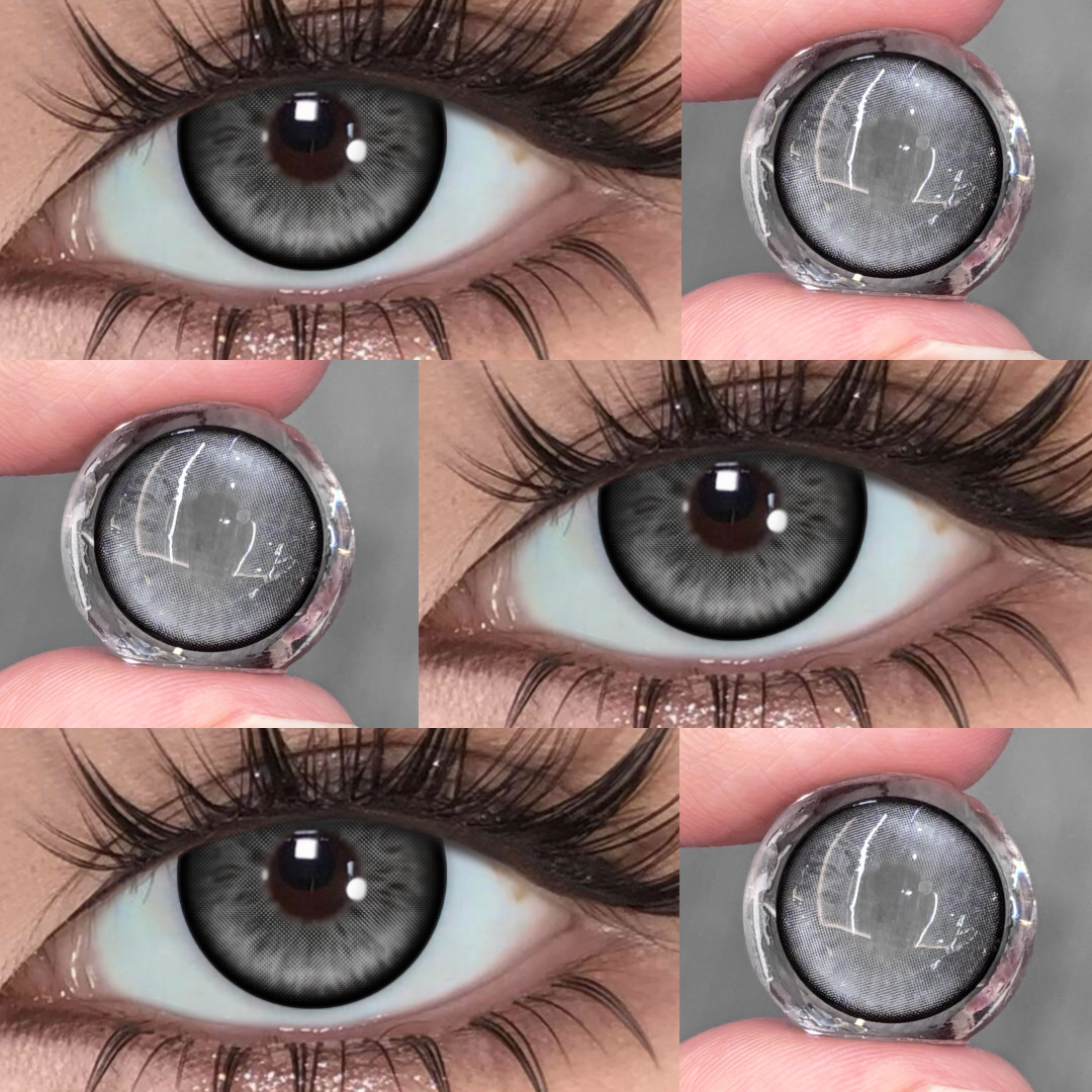 Starlis Grey - monthly, 2 lenses Colored Contacts - Gleglow