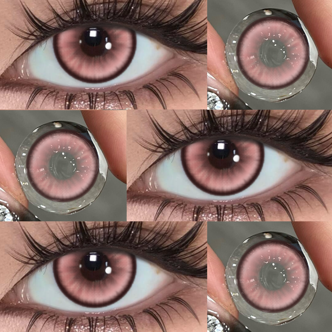 Ivy Red - 1 Year, 2 lenses Colored Contacts - Gleglow