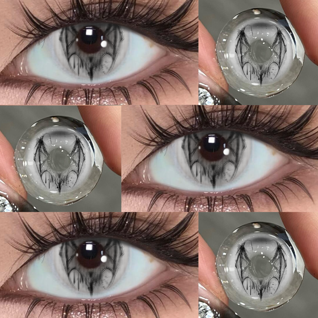Ravyn White - 1 Year, 2 lenses Colored Contacts - Gleglow
