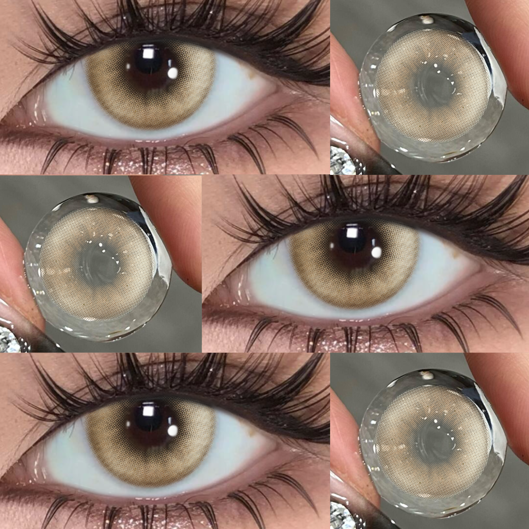 Cynae Brown - 1 Year, 2 lenses Colored Contacts - Gleglow