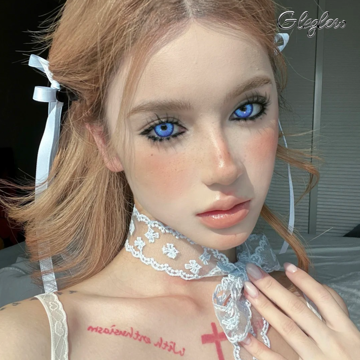 Dioren Purple - 1 Year, 2 lenses Colored Contacts - Gleglow